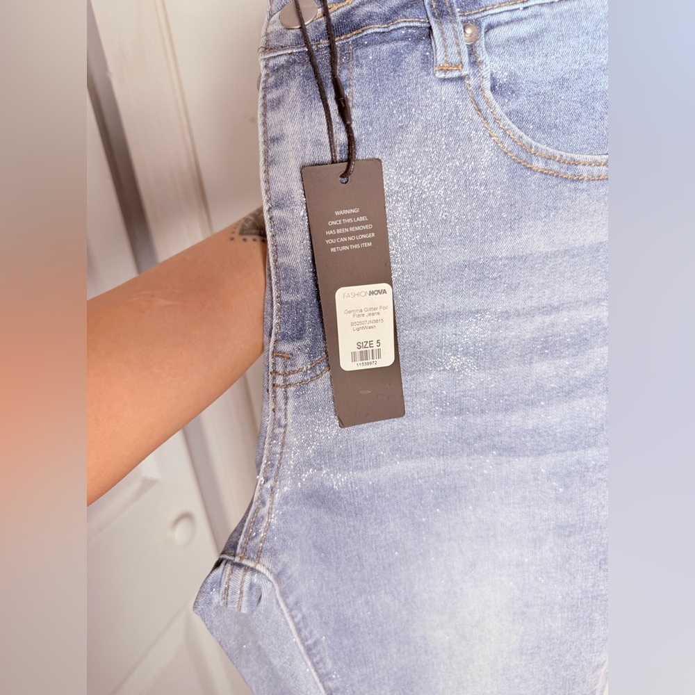 Sold out Fashion Nova Light Blue Denim set - Picture 6 of 9